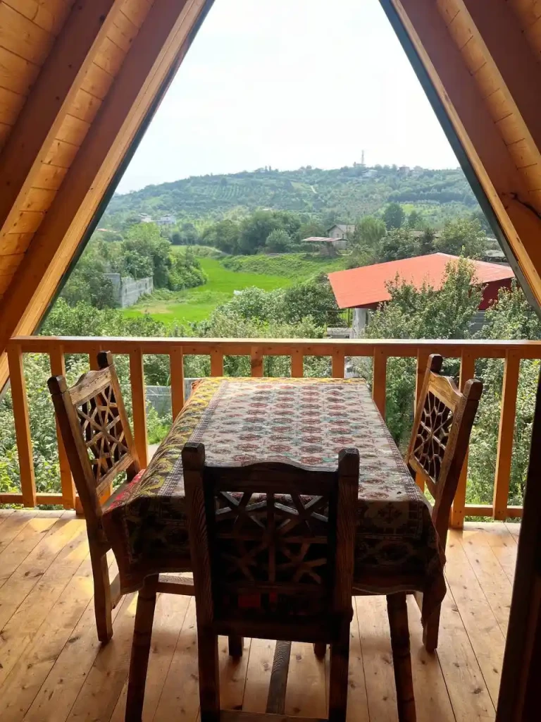 کلبه چوبی سوادکوه مازندران